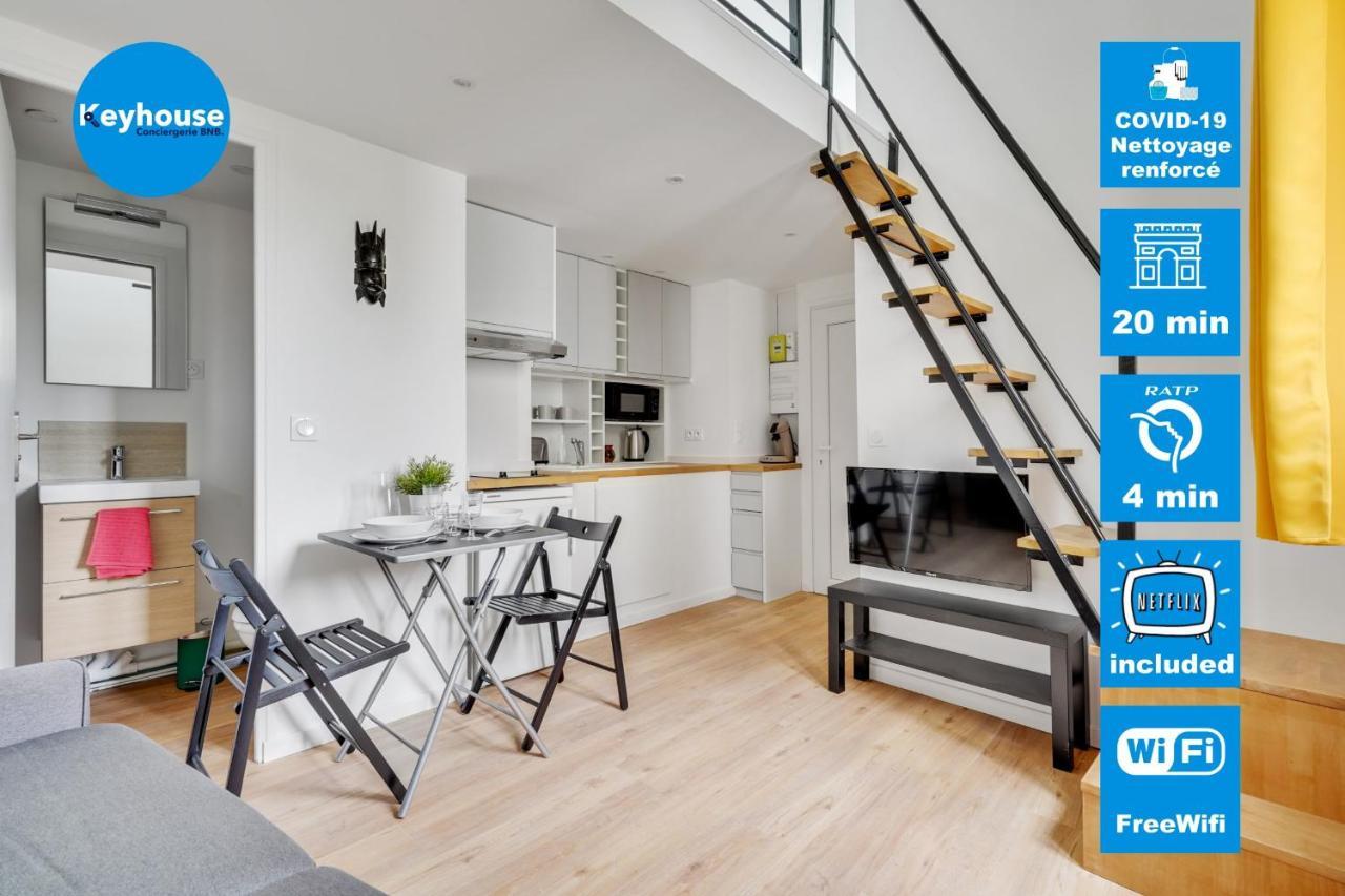 Studio Mezzanine 3-4 Pers Tout Equipe Wifi Apartment Montreuil  Exterior photo